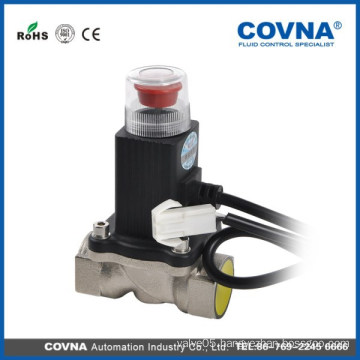 12v shut off gas solenoid valve with detector